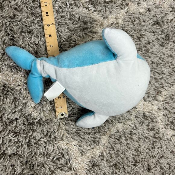 Squishmallow Kellytoy Wally the Blue Narwhal Horn 11.5" Plush 2019 Whale - Picture 5 of 8